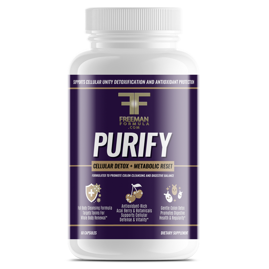 Purify: Deep Cellular Detox, Gut Reset & Internal Cleansing for Lightness, Clarity, and Renewed Vitality