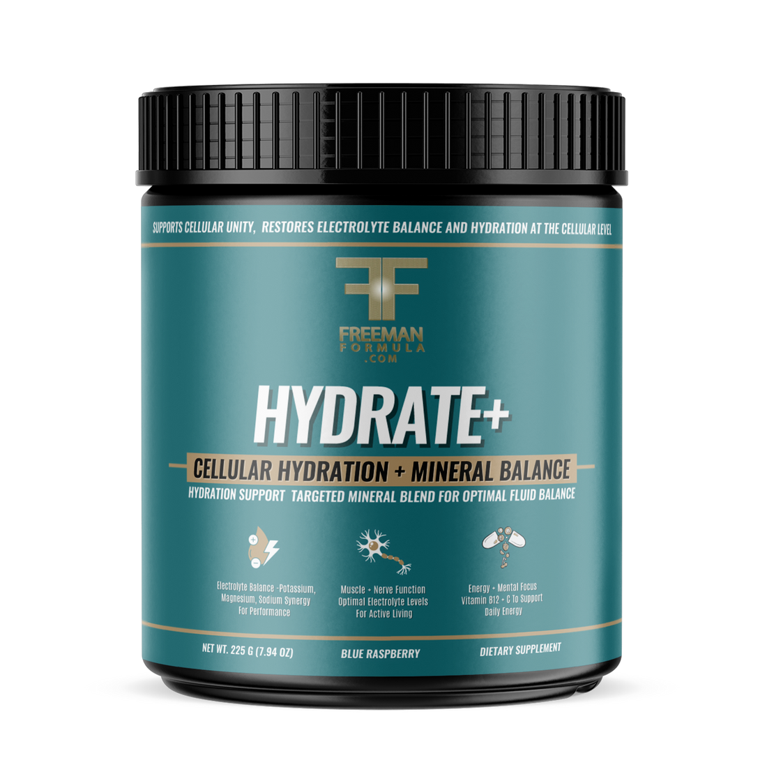 Ion-Select Electrolyte Formula: Hydrate Your Cells, Balance Your Nervous System, and Elevate Your Energy at the Source