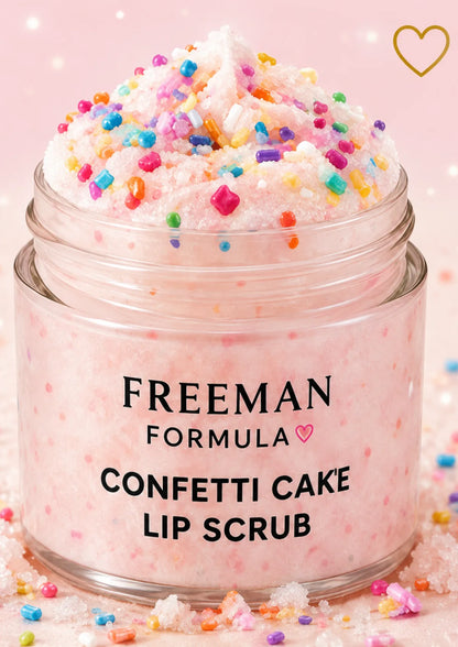 Freeman Formula Glow Co Confetti cake scrub
