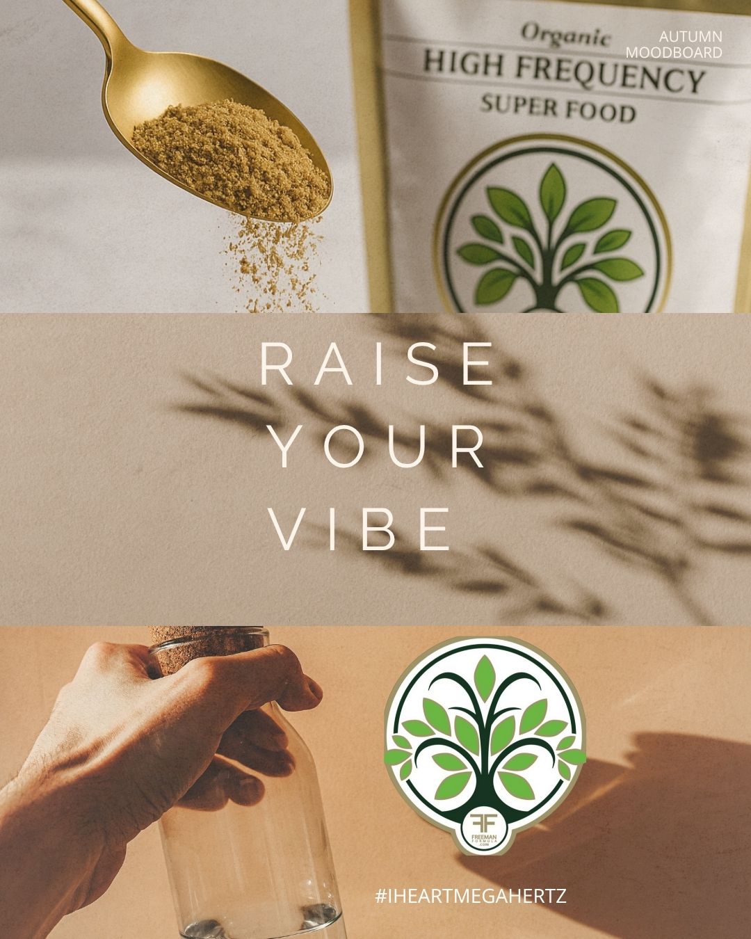 Organic High Frequency Super Food- "Edible Gold" 150–200 MHz Daily Green Superfood