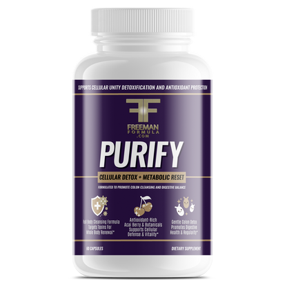 Purify natural cellular detox and metabolic reset bottle 
