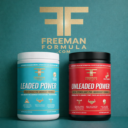 Dual Pathways to Peak Performance LEADED and UNLEADED are two powerful formulas designed to fuel your day, sharpen your mind, and unlock your full potential whether you crave the buzz of caffeine or prefer to keep things smooth and stimulant-free.