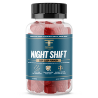 Thumbnail for Bottle of Freeman Formula Night Shift Deep Sleep Formula gummies designed to support restful sleep, adrenal health, and recovery.