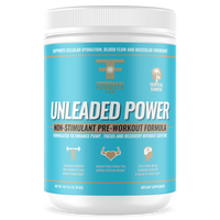Thumbnail for Freeman Formula Unleaded Power non-stimulant pre-workout formula designed to boost energy, strength, and focus without caffeine or jitters.